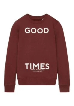 Tom Tailor Mit Print - Sweater - Soft Burnt Red