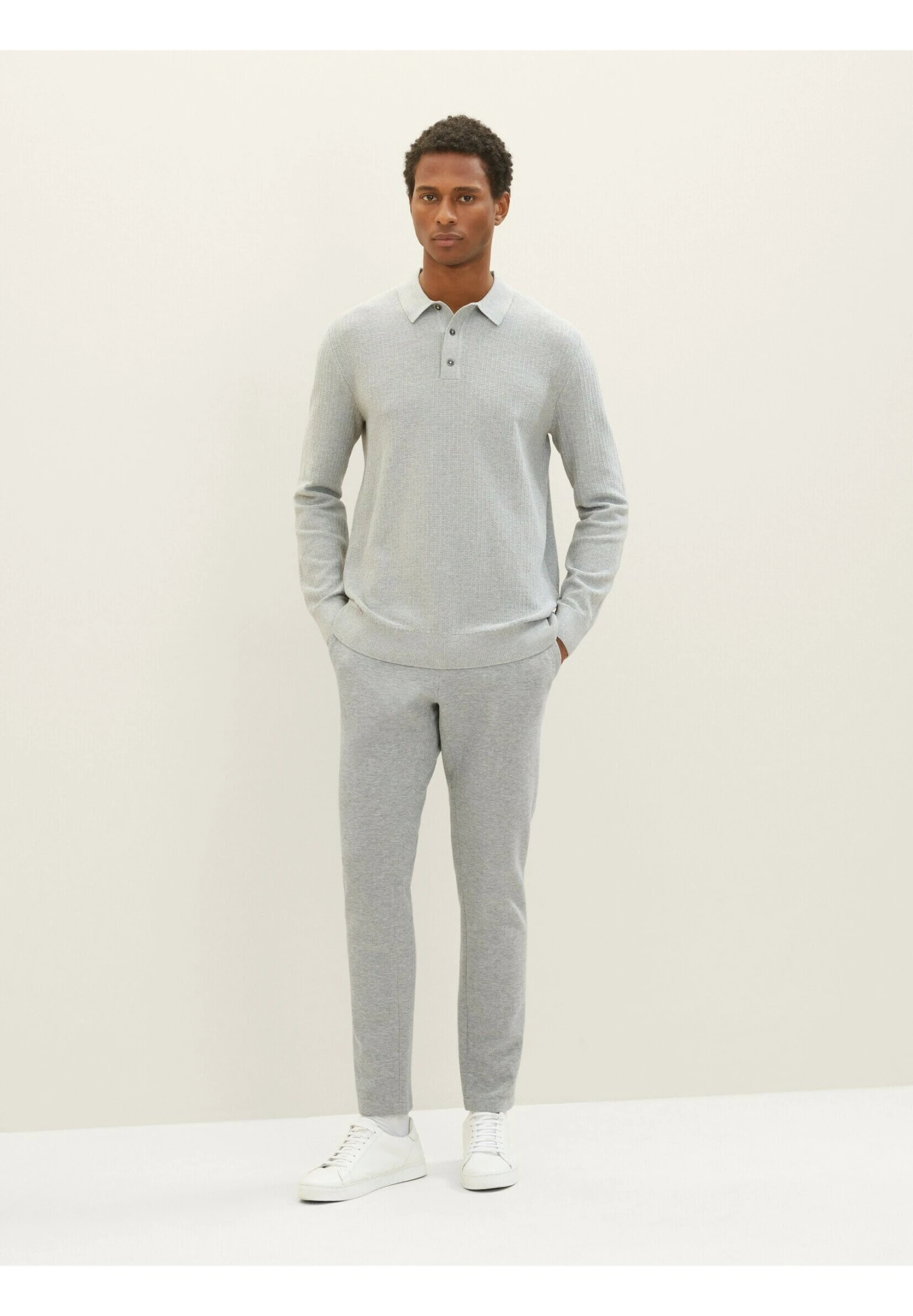 Tom Tailor Travis - Chino - Grey Heather Melange 2 Tom Tailor Travis - Chino - Grey Heather Melange - Afbeelding 2