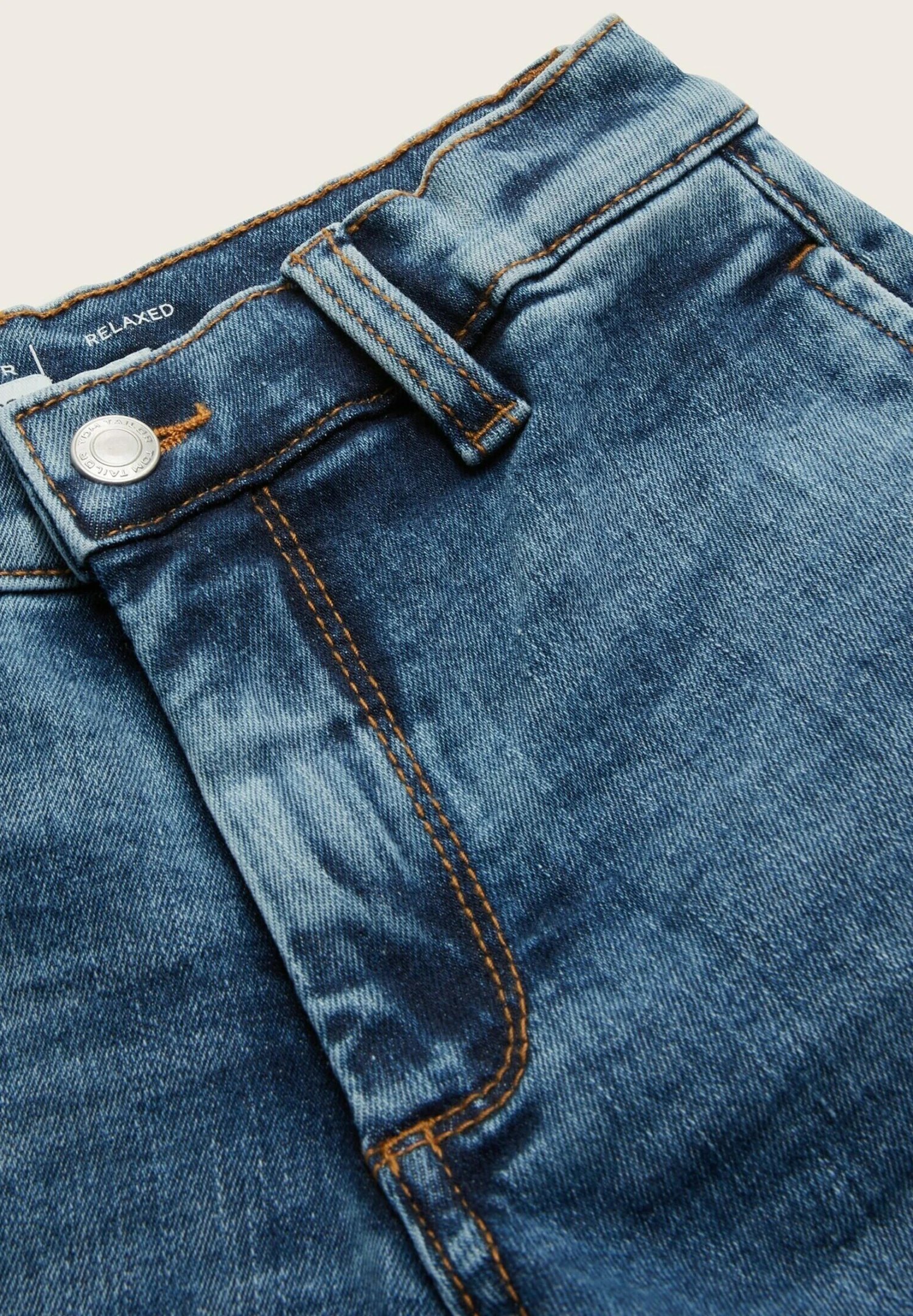 Tom Tailor Straight Leg Jeans - Mid Stone Bright Blue Denim 3 Tom Tailor Straight Leg Jeans - Mid Stone Bright Blue Denim - Afbeelding 3