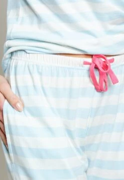 Tom Tailor Set - Pyjama - Blau Hell Ringel -Tom Tailor da455e0cb3e34c138c7c83be8777b8e9