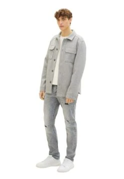 TOM TAILOR Denim Piers Slim- Slim Fit Jeans - Used Light Stone Grey Denim 28 TOM TAILOR Denim Piers Slim- Slim Fit Jeans - Used Light Stone Grey Denim -Tom Tailor da57feec05634043a6667f70e4e6b9dd