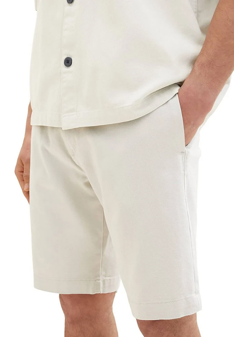 TOM TAILOR Denim Regular- Shorts - White Sand 4 TOM TAILOR Denim Regular- Shorts - White Sand - Afbeelding 4