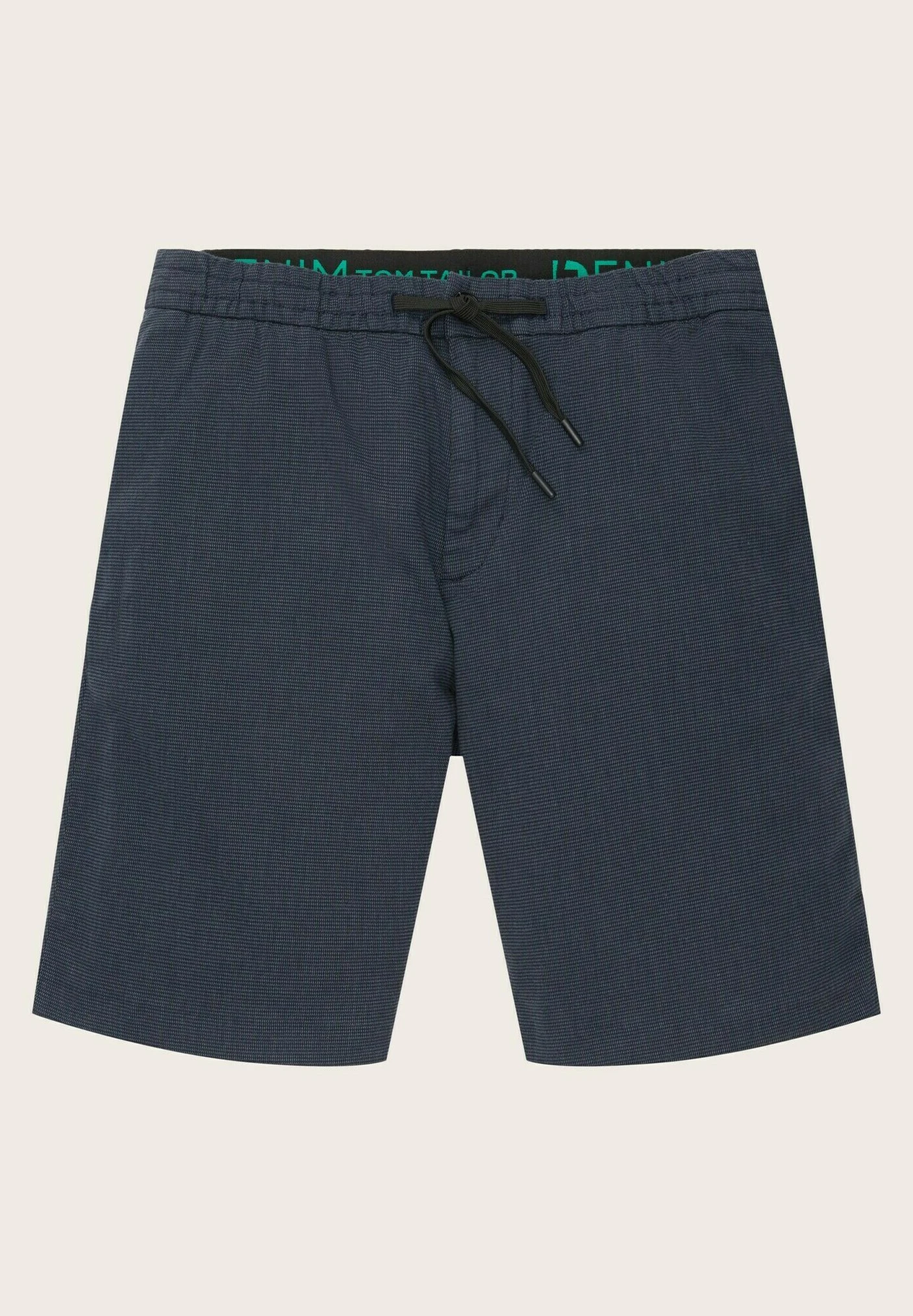 TOM TAILOR Denim Shorts - Navy Blue Structure 12 TOM TAILOR Denim Shorts - Navy Blue Structure - Afbeelding 12