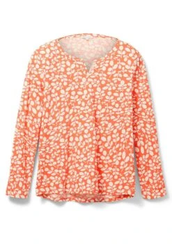 Tom Tailor Mit Alloverprint  - Longsleeve - Red Floral Design -Tom Tailor dab4942e802d45cebbb9d61f98df69c3