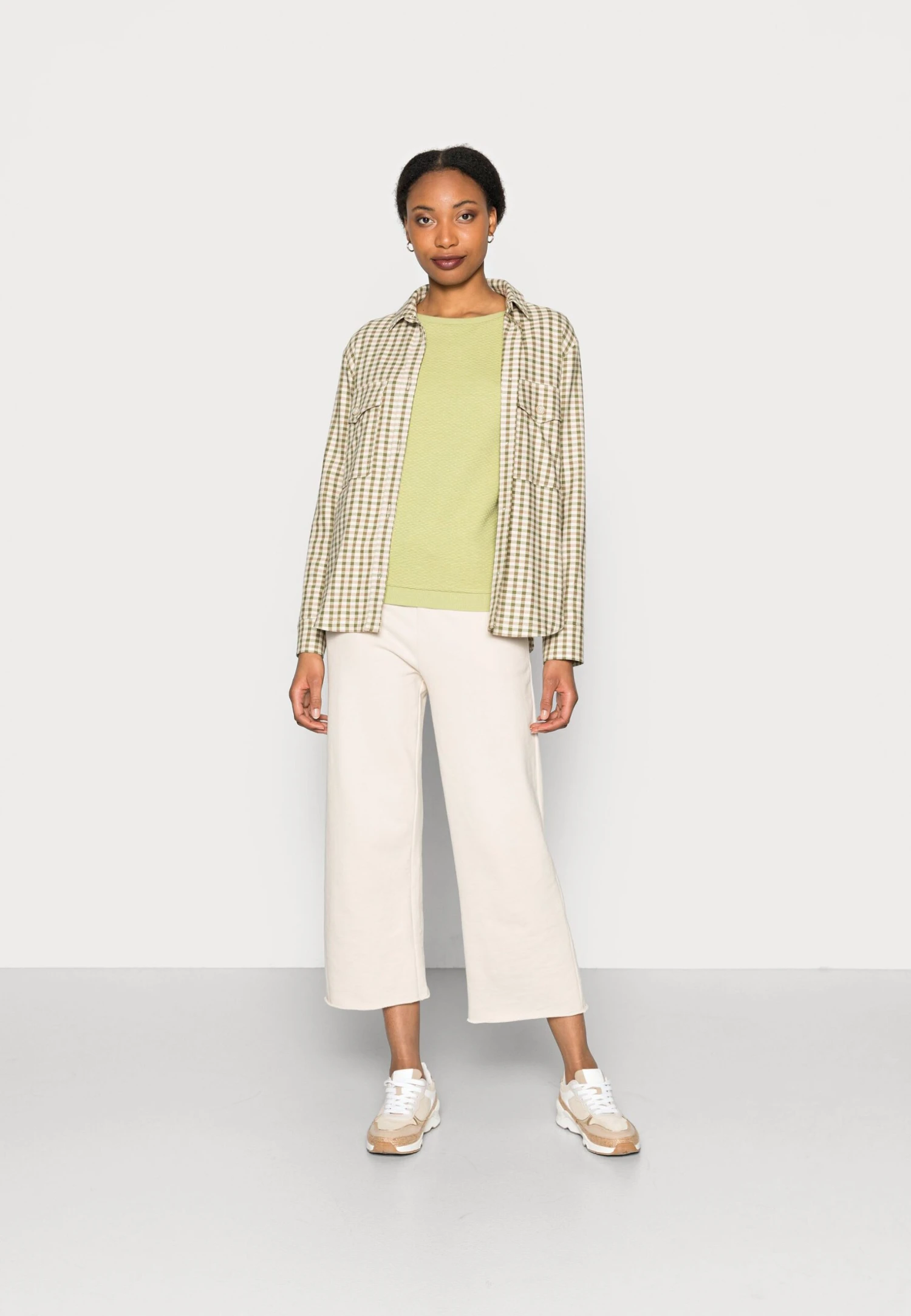 TOM TAILOR Denim Structured - Sweater - New Pea Green 2 TOM TAILOR Denim Structured - Sweater - New Pea Green - Afbeelding 2