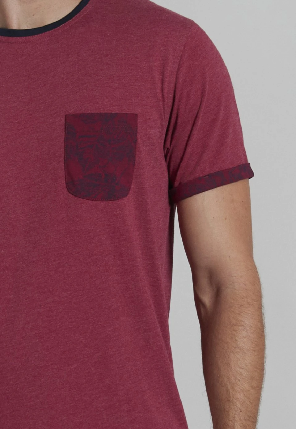 Tom Tailor Set - Pyjama - Rot Dunkel Melange 3 Tom Tailor Set - Pyjama - Rot Dunkel Melange - Afbeelding 3