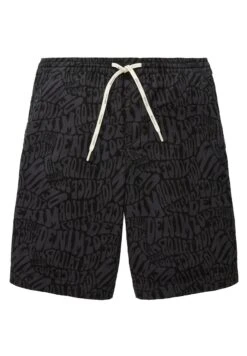 TOM TAILOR Denim Shorts - Black Bubble Wording Print -Tom Tailor dc707bec61b54ff48dd9605608c54275