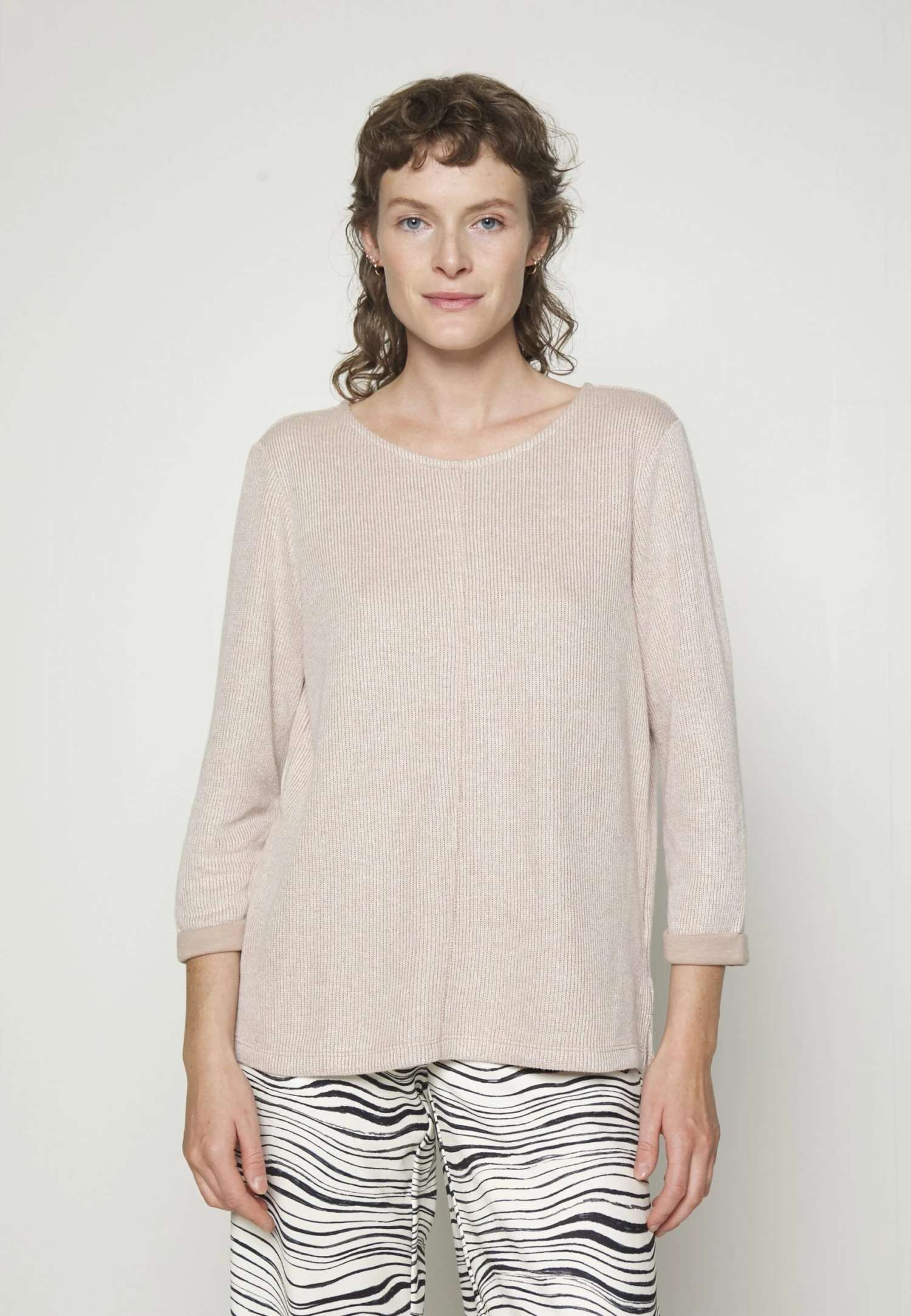 Tom Tailor Trui - French Clay Beige 1 Tom Tailor Trui - French Clay Beige