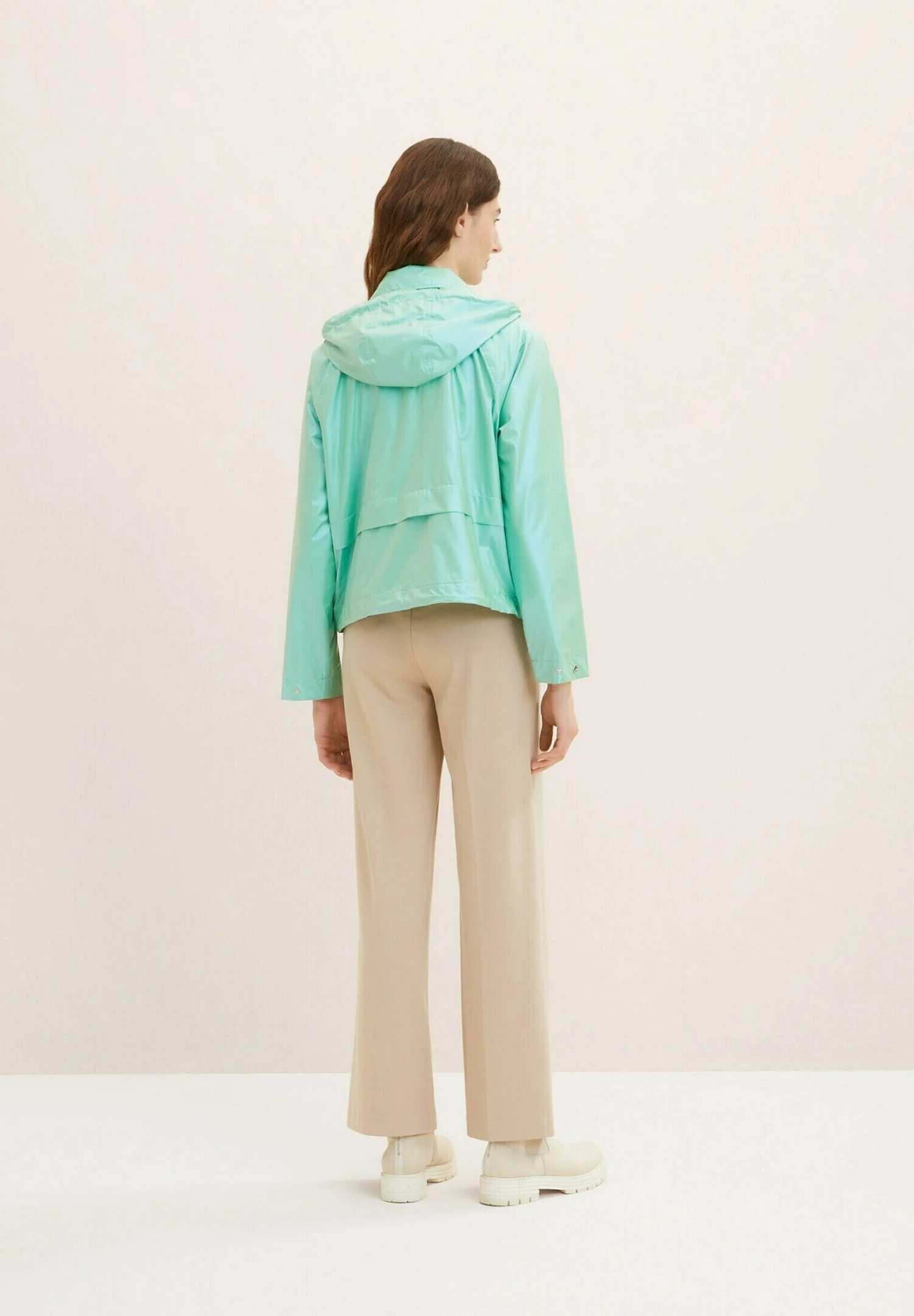 Tom Tailor Imitatieleren Jas - Green Pearl 7 Tom Tailor Imitatieleren Jas - Green Pearl - Afbeelding 7