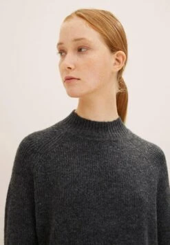 TOM TAILOR Denim Cozy Mock Neck- Trui - Mottled Grey 9 TOM TAILOR Denim Cozy Mock Neck- Trui - Mottled Grey -Tom Tailor dd20059fd8b947729709ac039dee9211