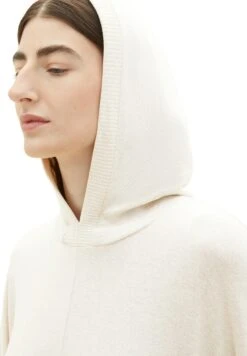 Tom Tailor 3/4 Arm Mit Kapuze - Trui - Dusty Beige Melange -Tom Tailor de100557b8bf453c9a95c1b9cff1b5db