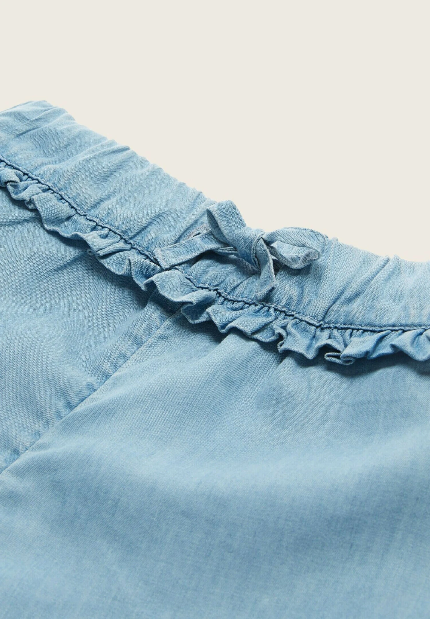 Tom Tailor Mit Elastischem Bund - Jeansshort - Light Stone Bright Blue Denim 3 Tom Tailor Mit Elastischem Bund - Jeansshort - Light Stone Bright Blue Denim - Afbeelding 3