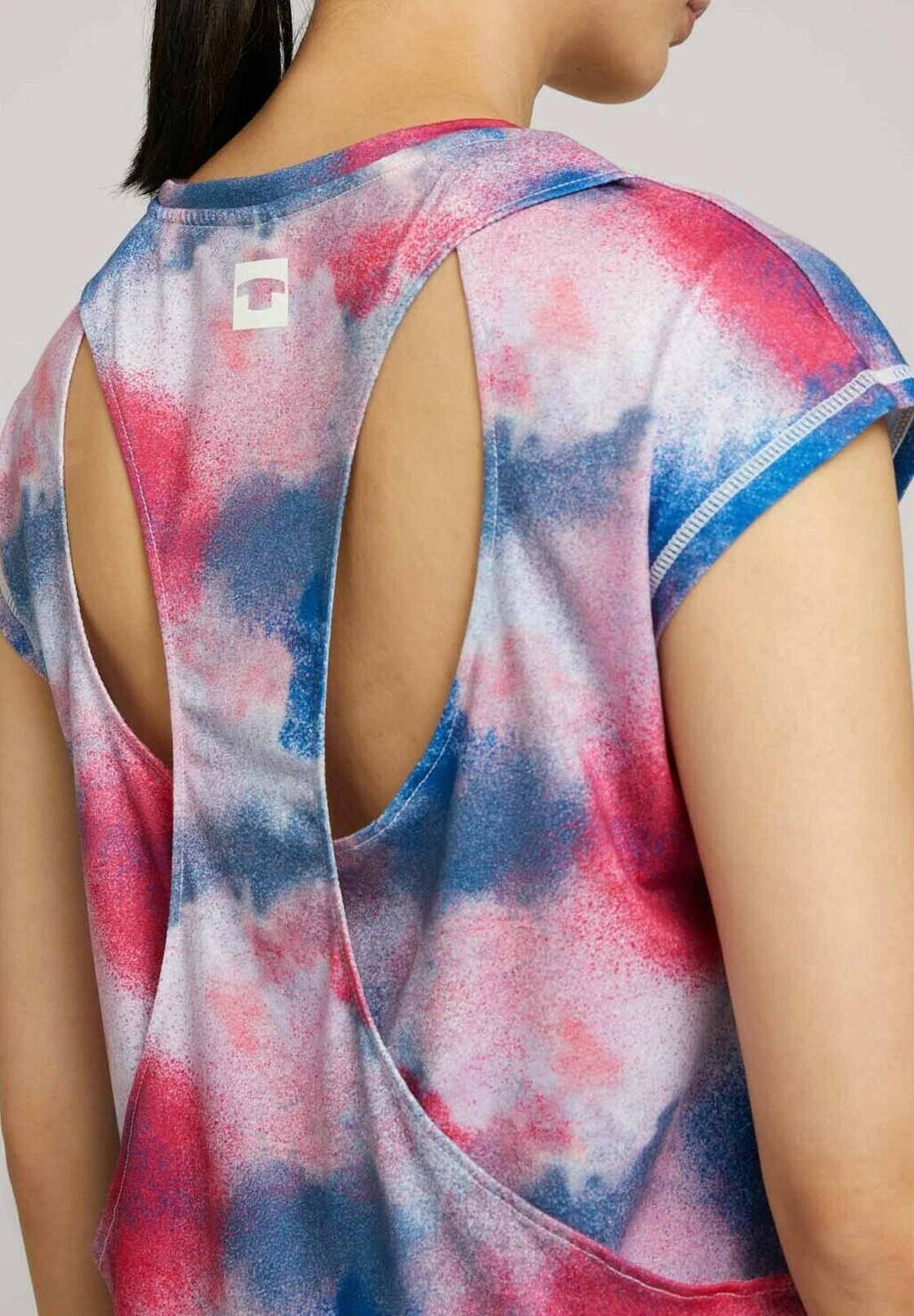 Tom Tailor T-Shirt Print - Offwhite-Neonpink 4 Tom Tailor T-Shirt Print - Offwhite-Neonpink - Afbeelding 4