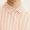 Tom Tailor Overhemdblouse - Orange White Stripe Woven