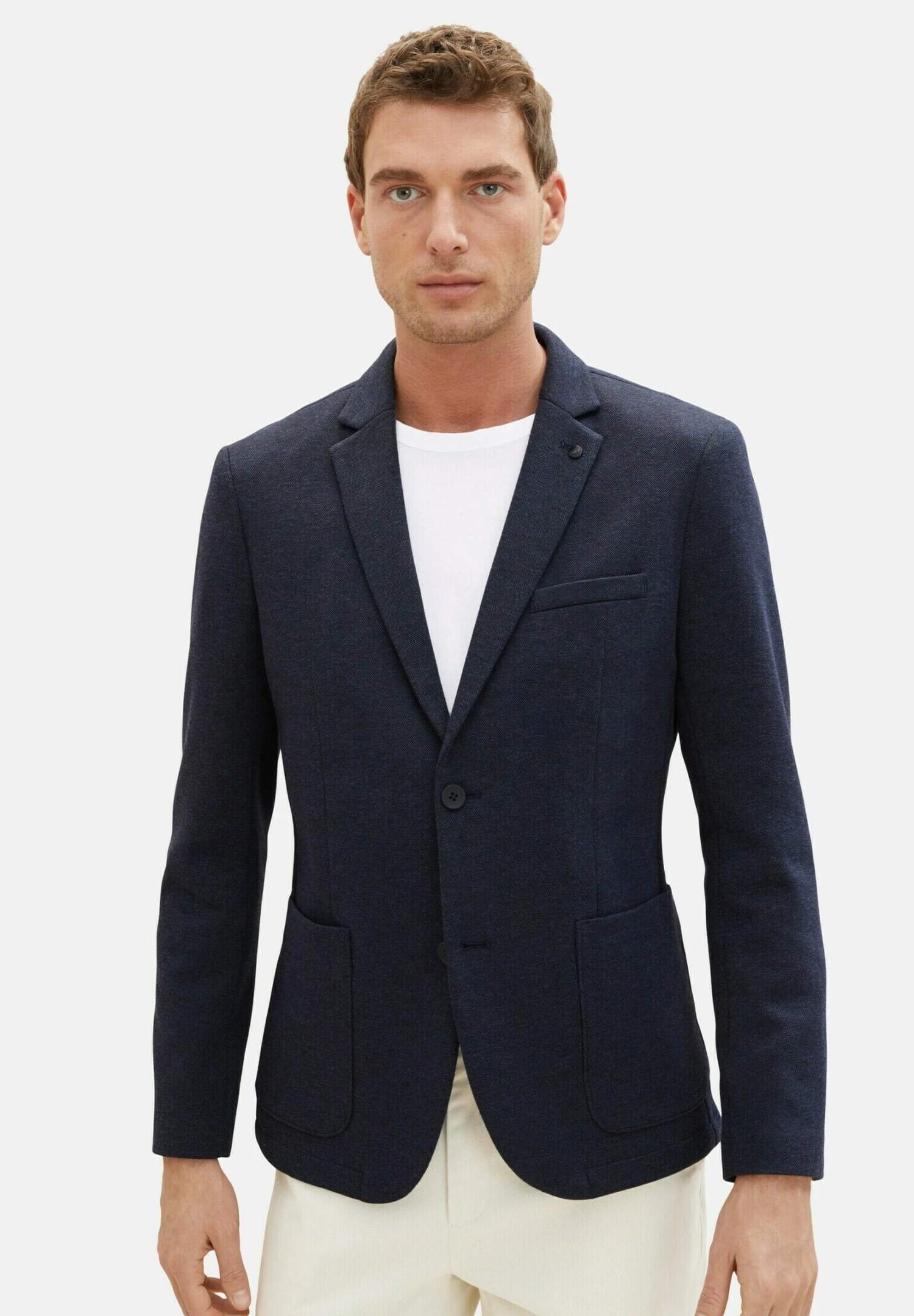 Tom Tailor Blazer - Blue Classic Melange 1 Tom Tailor Blazer - Blue Classic Melange