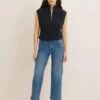 Tom Tailor Straight Leg Jeans - Mid Stone Wash Denim