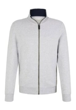 Tom Tailor Sweater Met Rits - Light Stone Grey Melange -Tom Tailor df03bed2f4a7492393ca5b28af12e857