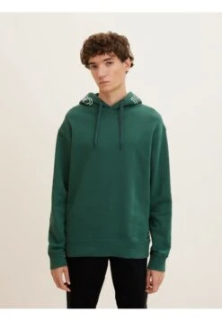 TOM TAILOR Denim Printed - Hoodie - Explorer Green