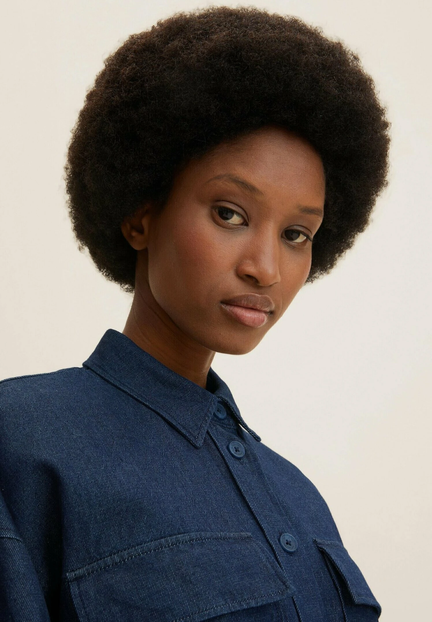 Tom Tailor Loose Fit- Overhemdblouse - Blue Denim 4 Tom Tailor Loose Fit- Overhemdblouse - Blue Denim - Afbeelding 4