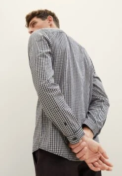 Tom Tailor Karriertes- Overhemd - Navy Lilac Small Check -Tom Tailor e0b2ff7d11c14f7c8056bd0b870d872f
