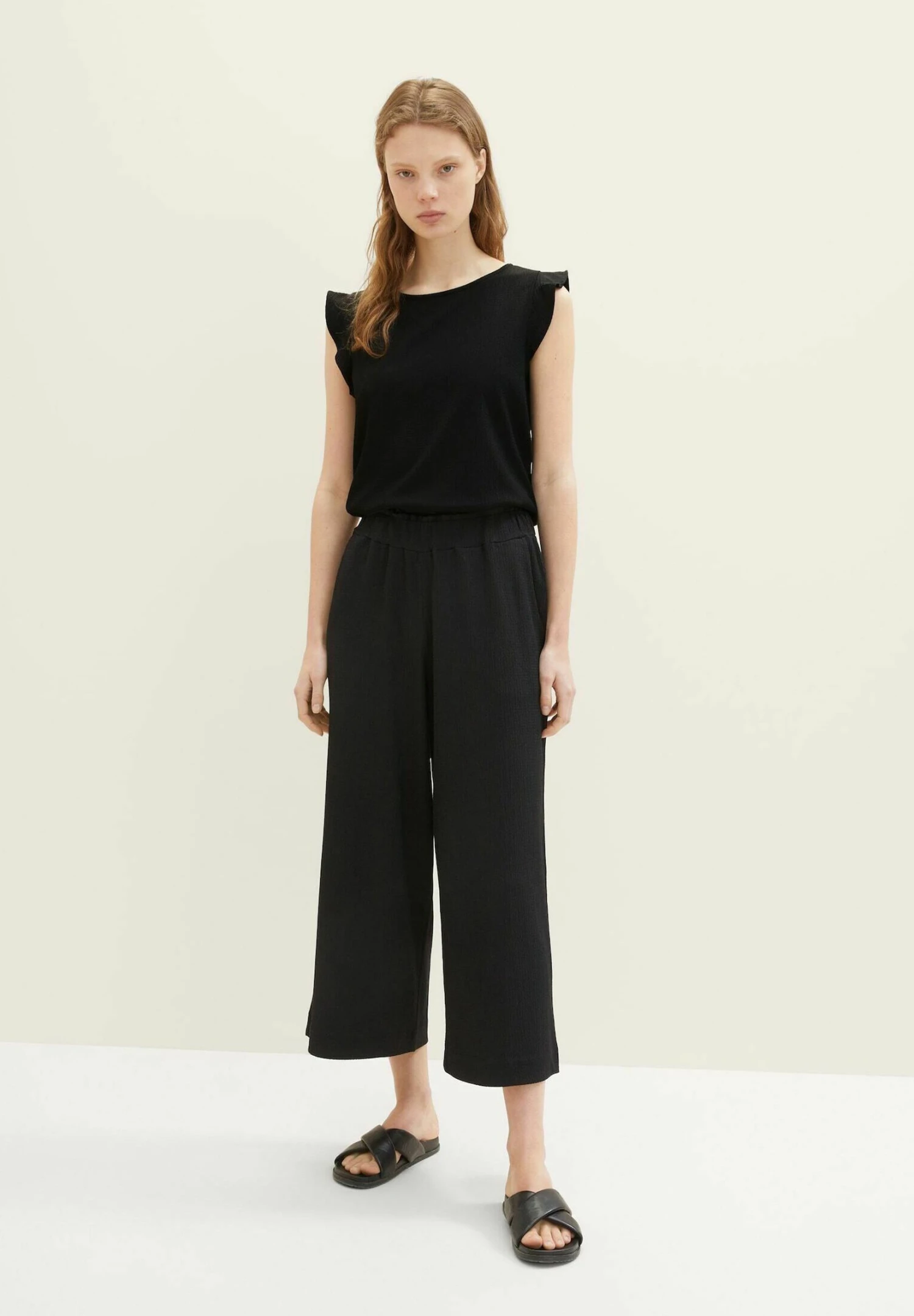 TOM TAILOR Denim Mit Struktur - Broek - Deep Black 2 TOM TAILOR Denim Mit Struktur - Broek - Deep Black - Afbeelding 2