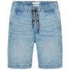 Tom Tailor Mit Kordelzug - Jeansshort - Used Mid Stone Blue Denim