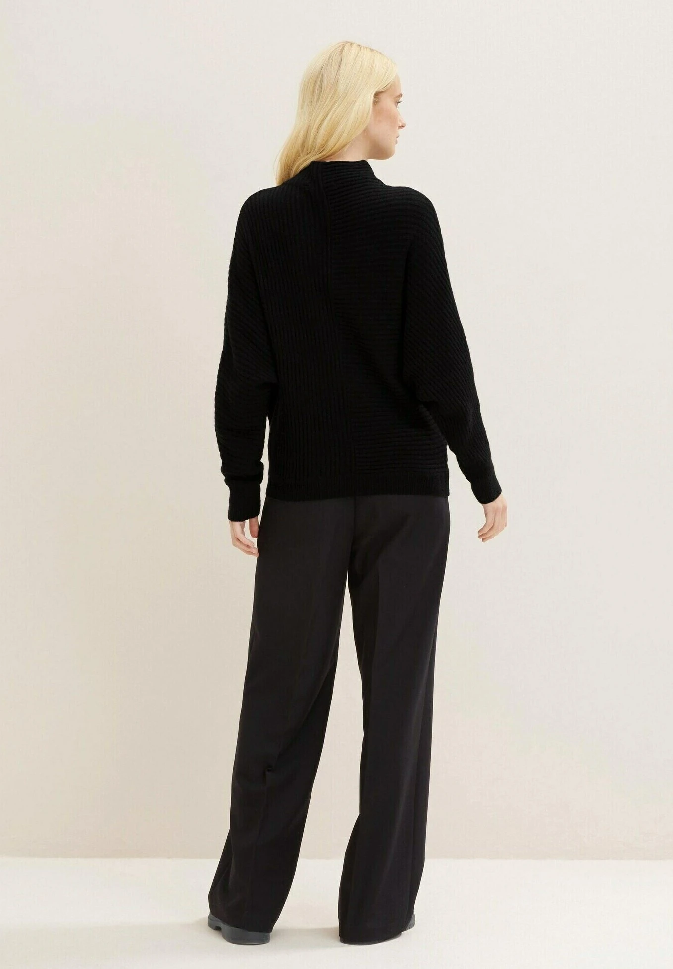 TOM TAILOR Denim Mit Fled - Trui - Deep Black 3 TOM TAILOR Denim Mit Fled - Trui - Deep Black - Afbeelding 3