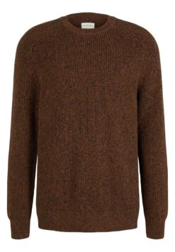 Tom Tailor Trui - Navy Brown Mouline -Tom Tailor e298e84d843d4d83991c52161a2d86e3