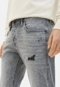 TOM TAILOR Denim Piers Slim- Slim Fit Jeans - Used Light Stone Grey Denim 23 TOM TAILOR Denim Piers Slim- Slim Fit Jeans - Used Light Stone Grey Denim -Tom Tailor e29d35fb78064f30b5ca3b28d62ac0b0