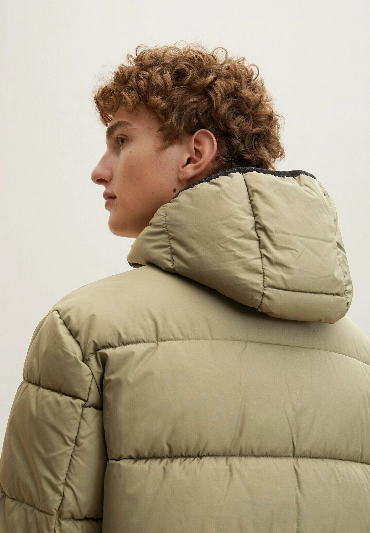 TOM TAILOR Denim Puffer - Winterjas - Dusty Olive Green 4 TOM TAILOR Denim Puffer - Winterjas - Dusty Olive Green - Afbeelding 4