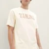 Tom Tailor Mit Print - T-Shirt Print - Vintage Beige