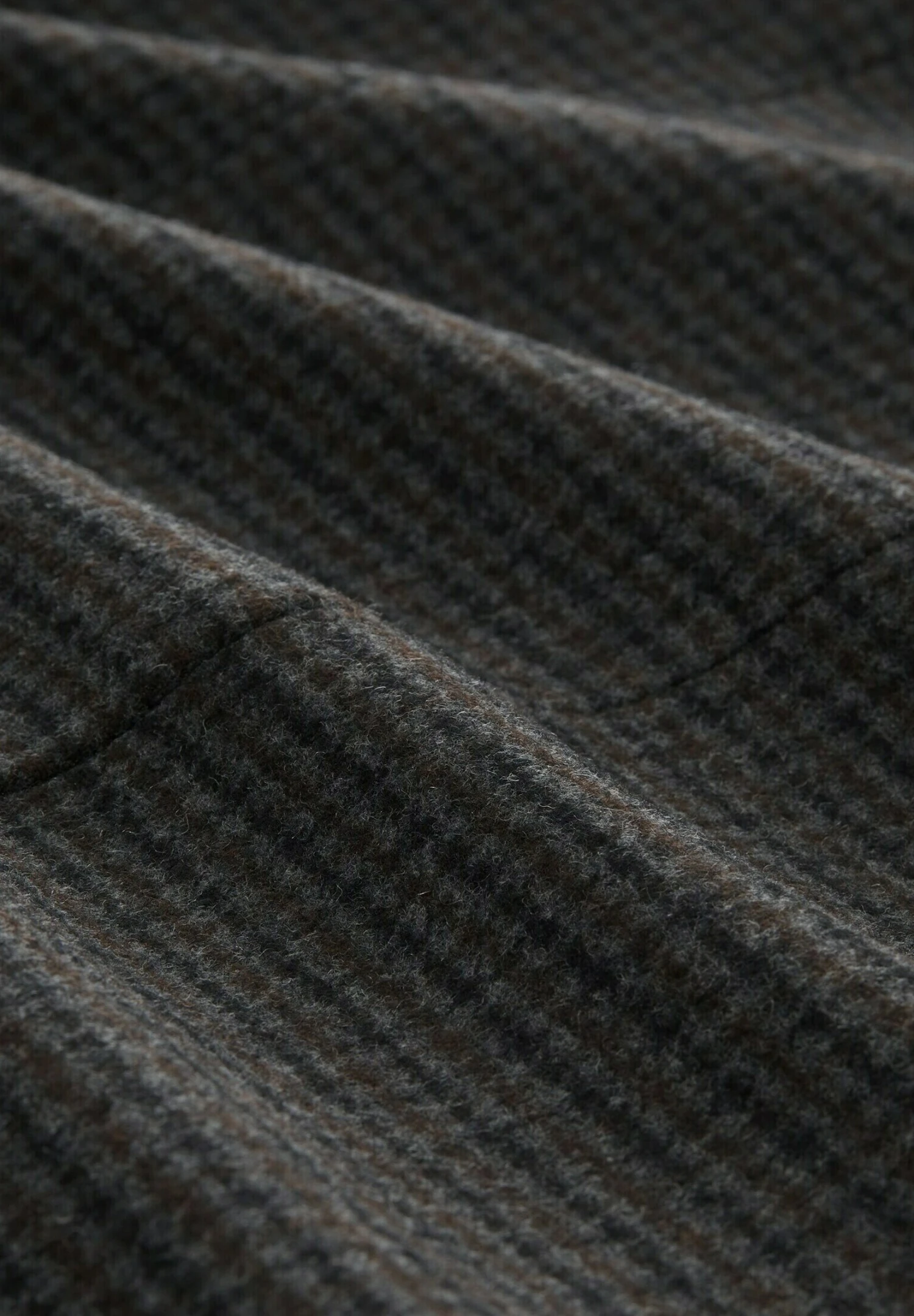 TOM TAILOR Denim Mantel - Grey Brown Navy Mini Check 6 TOM TAILOR Denim Mantel - Grey Brown Navy Mini Check - Afbeelding 6