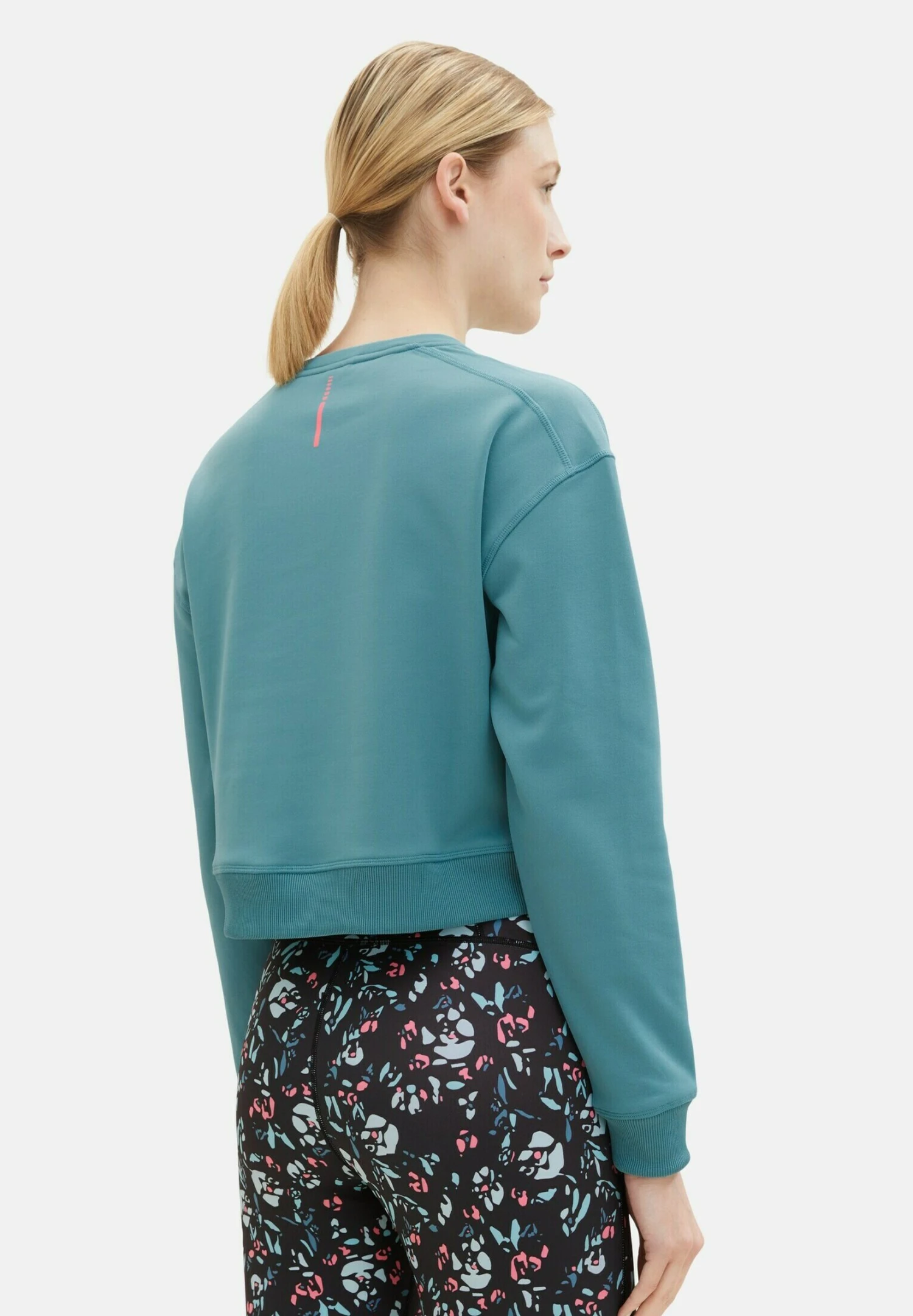 Tom Tailor Atmungsaktives- Sweater - Dark Mint 3 Tom Tailor Atmungsaktives- Sweater - Dark Mint - Afbeelding 3