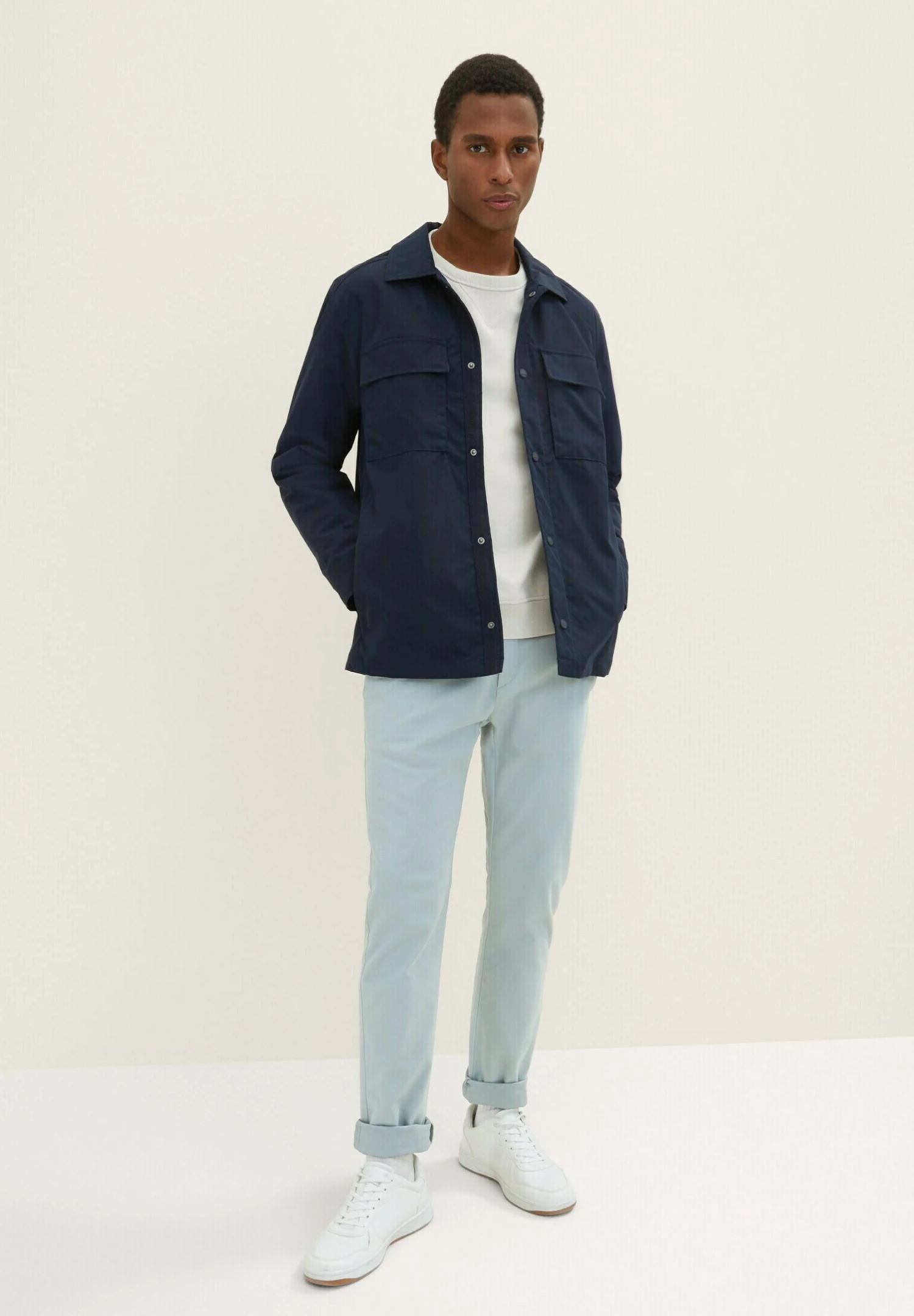 Tom Tailor Mit Aufgesetzten Taschen - Jas - Sky Captain Blue 2 Tom Tailor Mit Aufgesetzten Taschen - Jas - Sky Captain Blue - Afbeelding 2