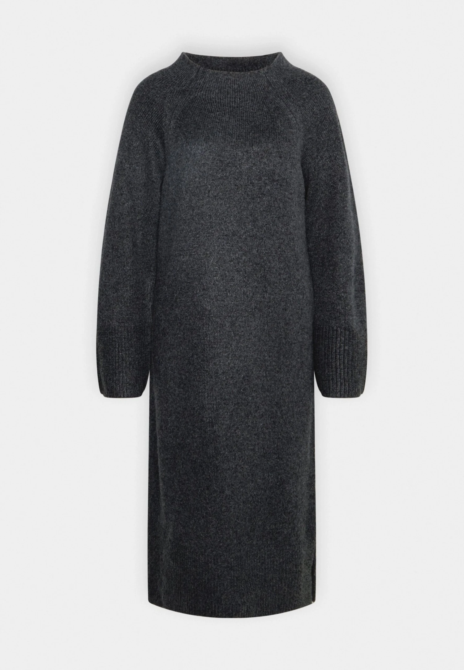 Tom Tailor Dress Mock Neck - Gebreide Jurk - Evident Anthracite Melange 4 Tom Tailor Dress Mock Neck - Gebreide Jurk - Evident Anthracite Melange - Afbeelding 4