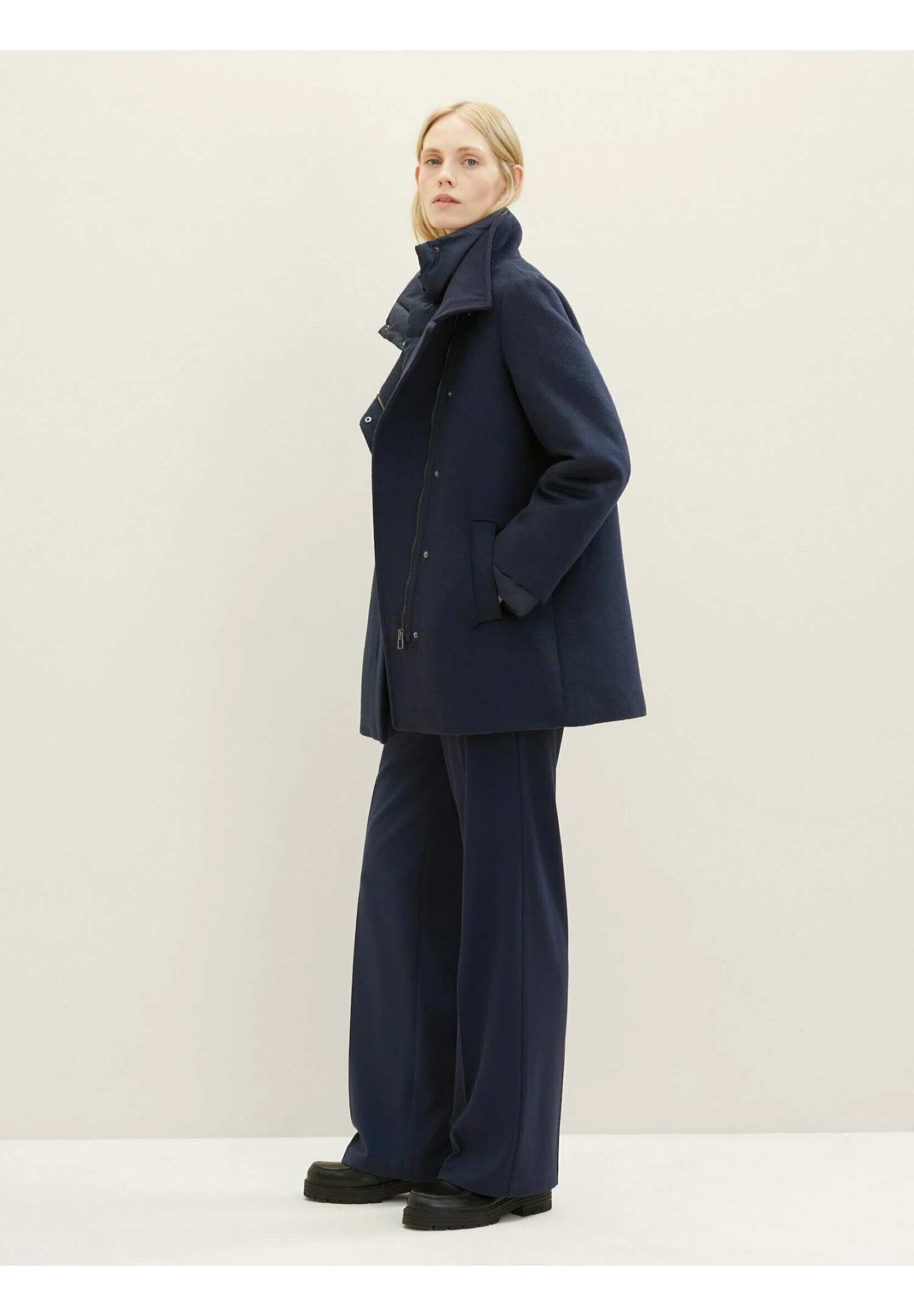 Tom Tailor Mit Stehkragen - Mantel - Sky Captain Blue 2 Tom Tailor Mit Stehkragen - Mantel - Sky Captain Blue - Afbeelding 2