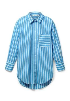 TOM TAILOR Denim Overhemdblouse - Vertical Blue White Stripe 13 TOM TAILOR Denim Overhemdblouse - Vertical Blue White Stripe -Tom Tailor e60c14d904f4408abeb93e3814725d27