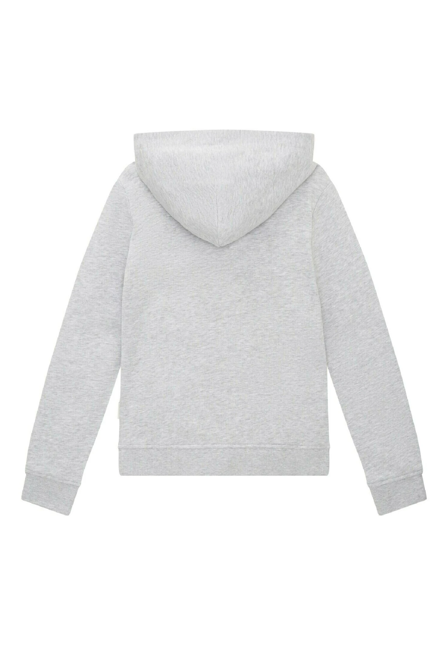 Tom Tailor Mit Logo- Hoodie - Light Stone Grey Melange 2 Tom Tailor Mit Logo- Hoodie - Light Stone Grey Melange - Afbeelding 2