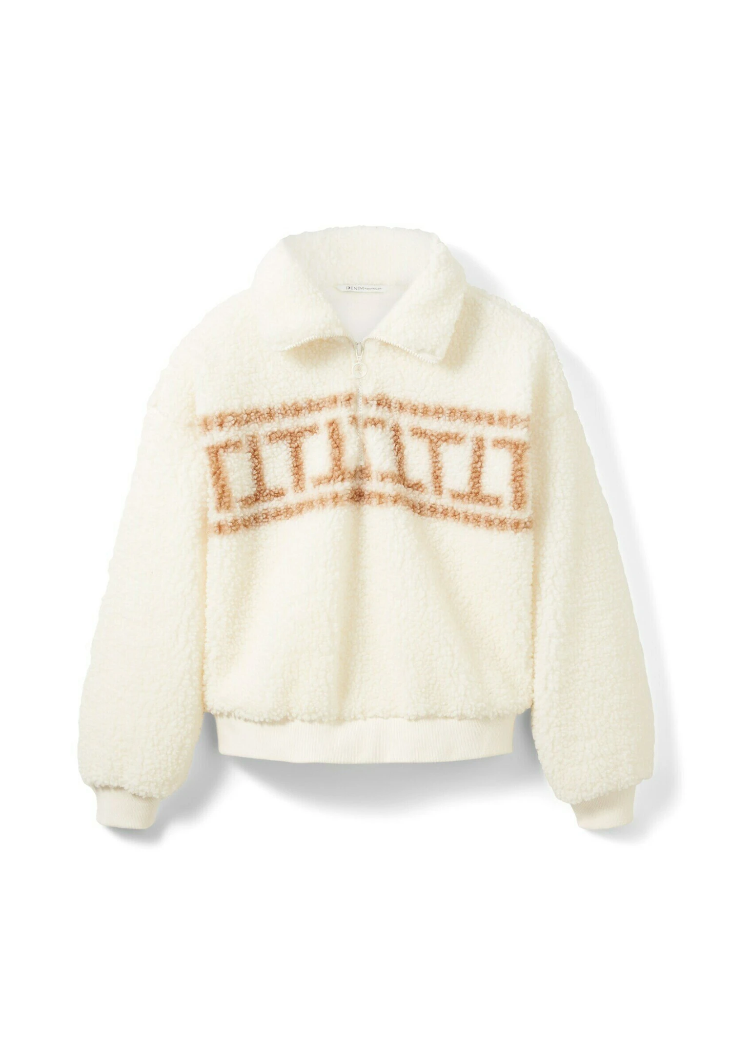 TOM TAILOR Denim Sweater - Gardenia White 9 TOM TAILOR Denim Sweater - Gardenia White - Afbeelding 9