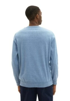 Tom Tailor In Melange Optik - Trui - Mid Blue Heather Melange -Tom Tailor e6a8f9a0c62d47c29867c7c68943b07f