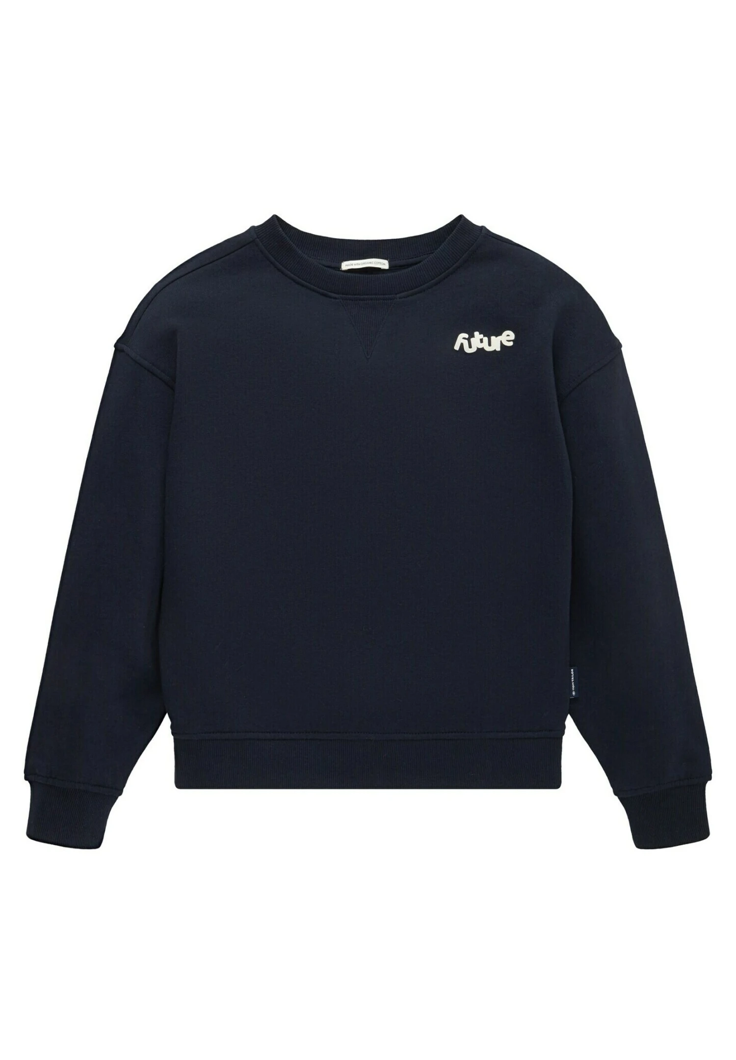 Tom Tailor Mit Textprint - Sweater - Sky Captain Blue 1 Tom Tailor Mit Textprint - Sweater - Sky Captain Blue