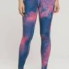 Tom Tailor Legging - Dk Blue Neonpink