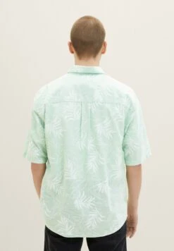 TOM TAILOR Denim Mit Allover Print - Overhemd - Green Leaf Lines Print 8 TOM TAILOR Denim Mit Allover Print - Overhemd - Green Leaf Lines Print -Tom Tailor e794f8d26f0344fcbe97799316e902d1