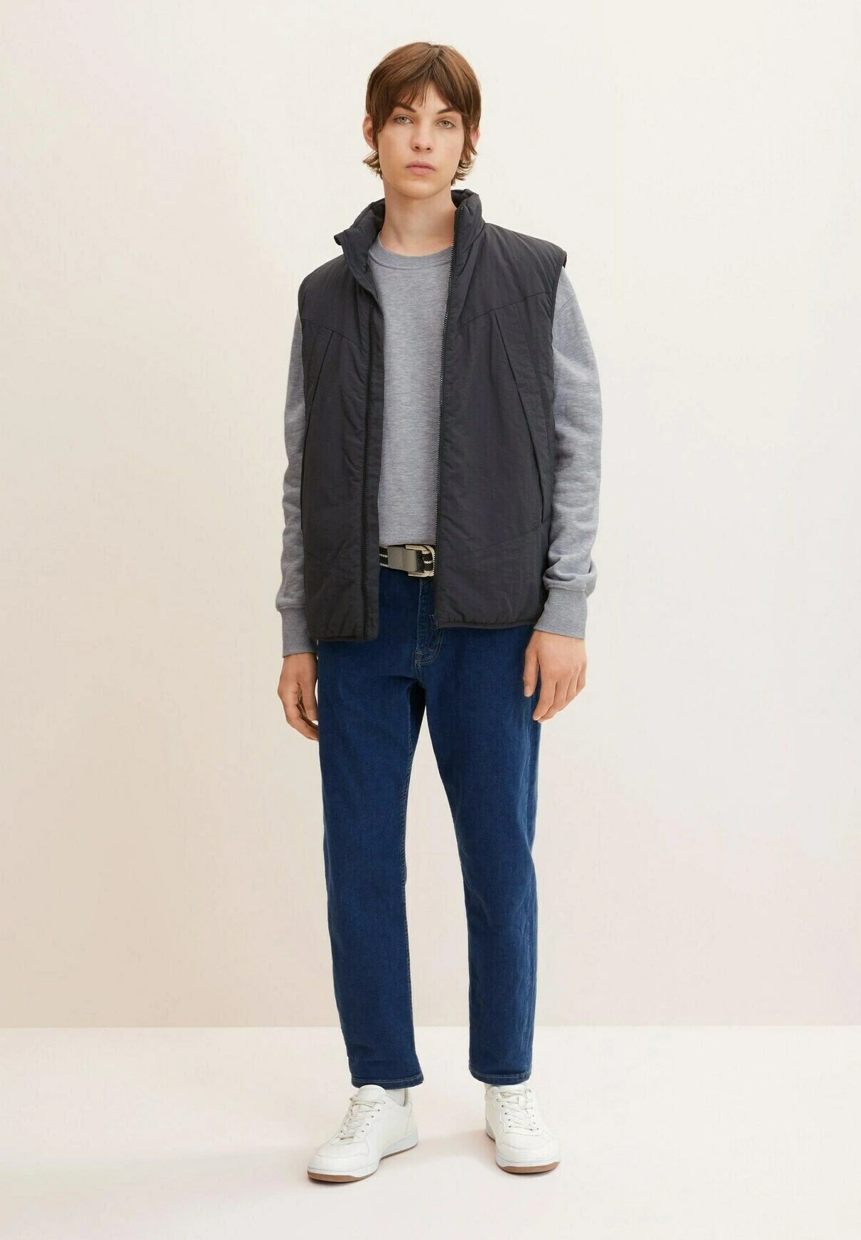 TOM TAILOR Denim Straight Leg Jeans - Used Mid Stone Blue Denim 6 TOM TAILOR Denim Straight Leg Jeans - Used Mid Stone Blue Denim - Afbeelding 6