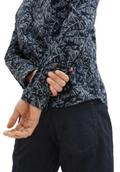 Tom Tailor Mit Stehkragen - Overhemd - Navy Tonal Big Leaf Design 9 Tom Tailor Mit Stehkragen - Overhemd - Navy Tonal Big Leaf Design -Tom Tailor e8e1b2220b0344d693c4076fc082e659
