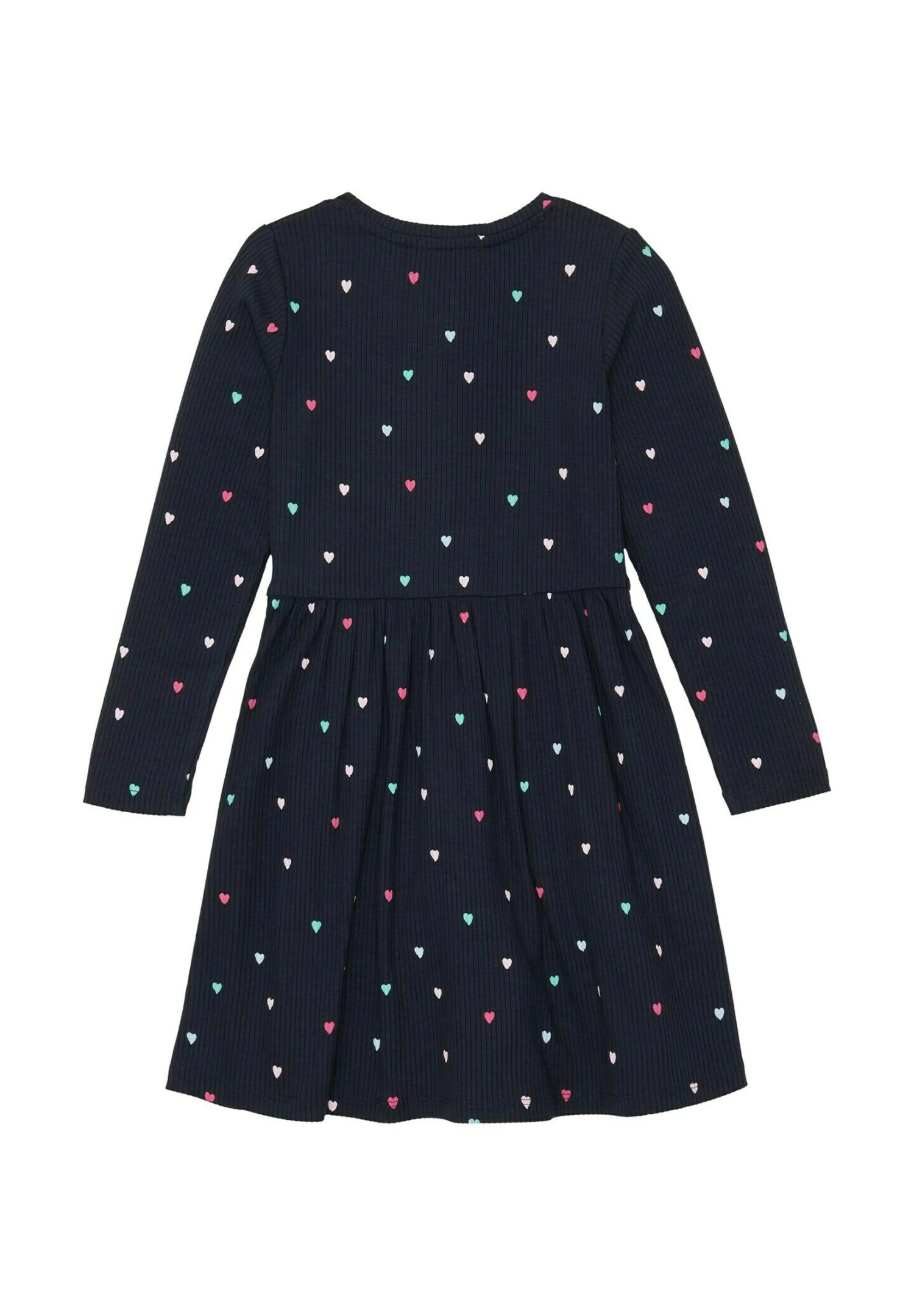 Tom Tailor Gemustertes Mit - Jurk - Dark Blue Multicolor Heart 2 Tom Tailor Gemustertes Mit - Jurk - Dark Blue Multicolor Heart - Afbeelding 2