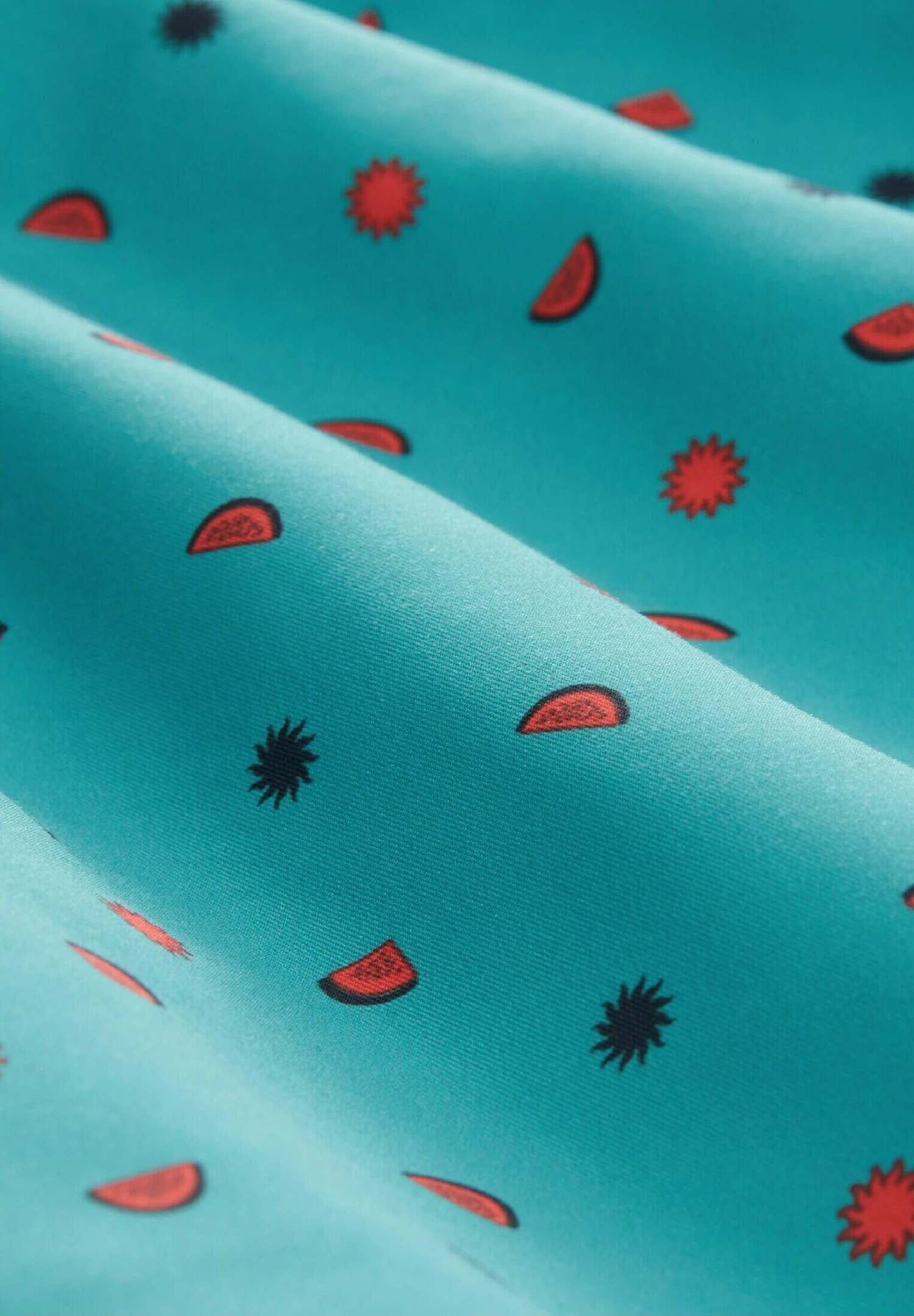 TOM TAILOR Denim Mit Allover-Print - Zwemshorts - Green Red Melon Sun Print 7 TOM TAILOR Denim Mit Allover-Print - Zwemshorts - Green Red Melon Sun Print - Afbeelding 7