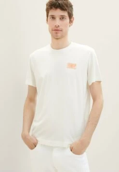 Tom Tailor Mit Print - T-Shirt Print - Off White