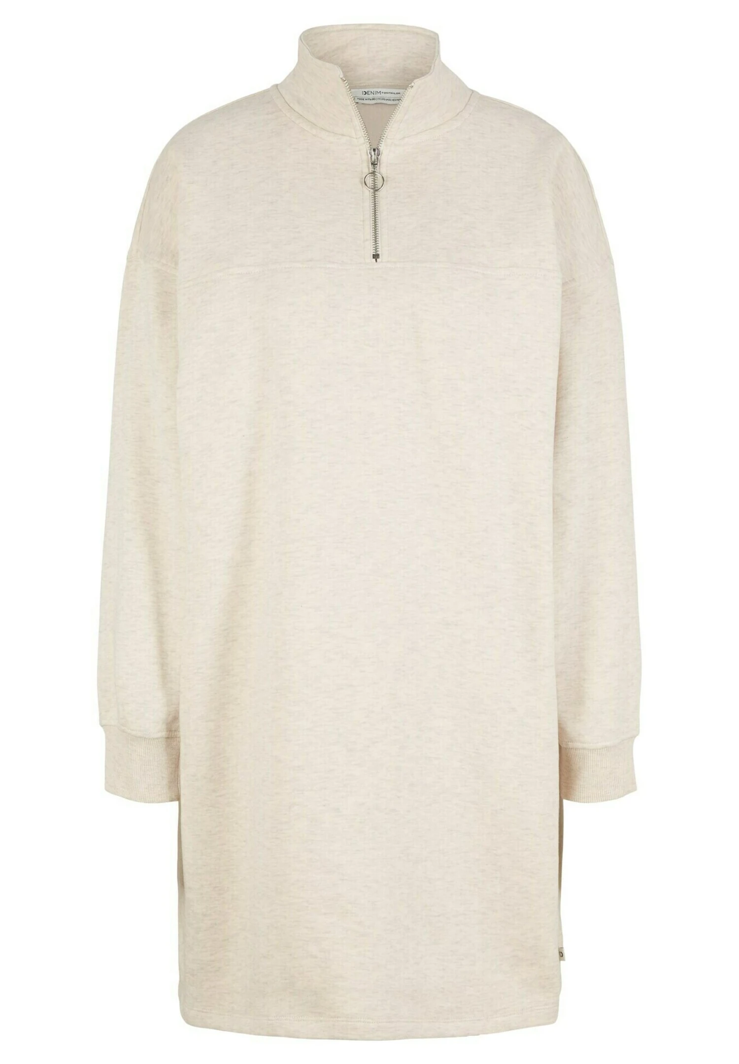 TOM TAILOR Denim Jurk - Creme Beige Melange 5 TOM TAILOR Denim Jurk - Creme Beige Melange - Afbeelding 5