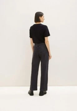 Tom Tailor High Waist- Straight Leg Jeans - Clean Bleached Black Denim -Tom Tailor eb0b1c1966444757abcc12dff810395f